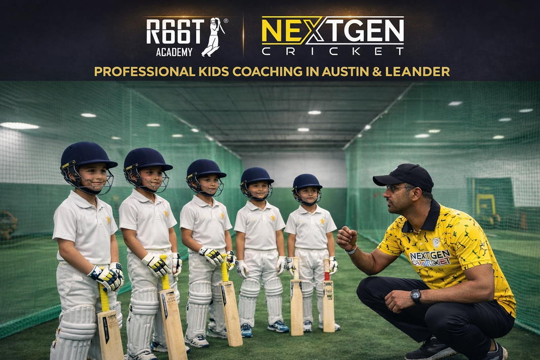 Professional Kids Cricket Academy in Austin & Leander | NextGen Cricket + R66T Coaching