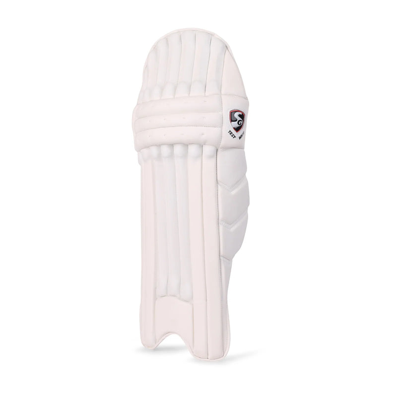 SG TEST WHITE Batting Pads | Premium Cricket Leg Guards-3