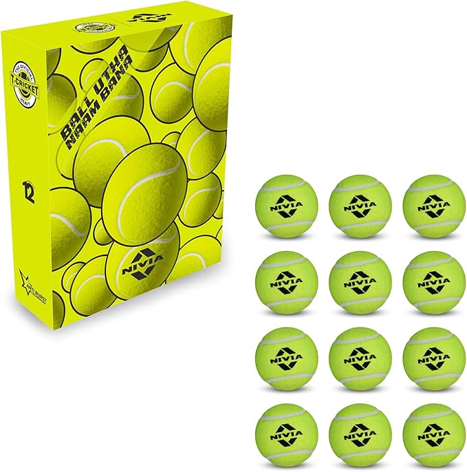 Nivia Cricket Tennis Ball Heavy-3