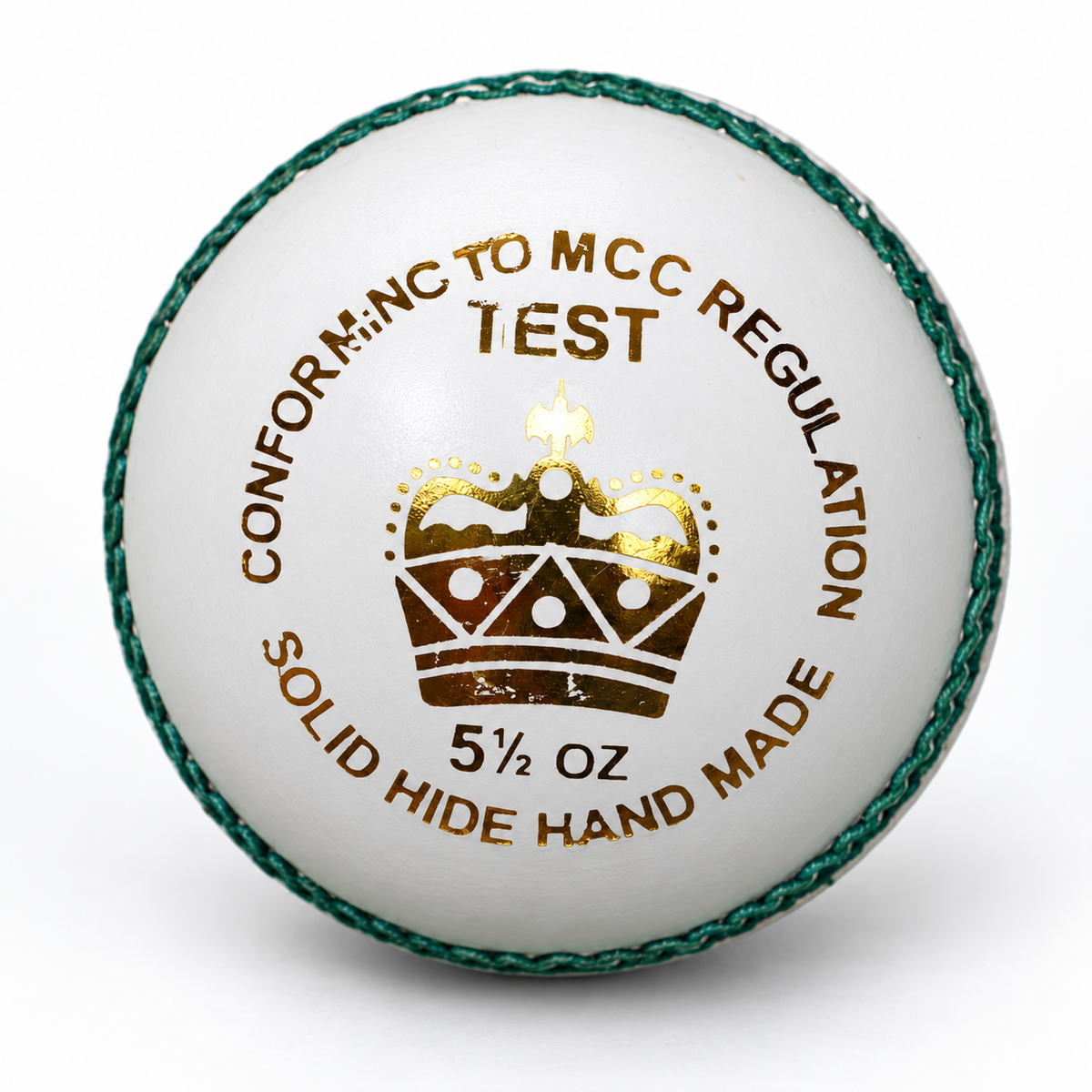NextGen Men's White Cricket Ball – Test Grade, Premium Hand Stitched-1