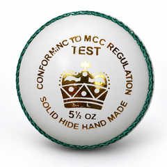 NextGen Men's White Cricket Ball – Test Grade, Premium Hand Stitched-1