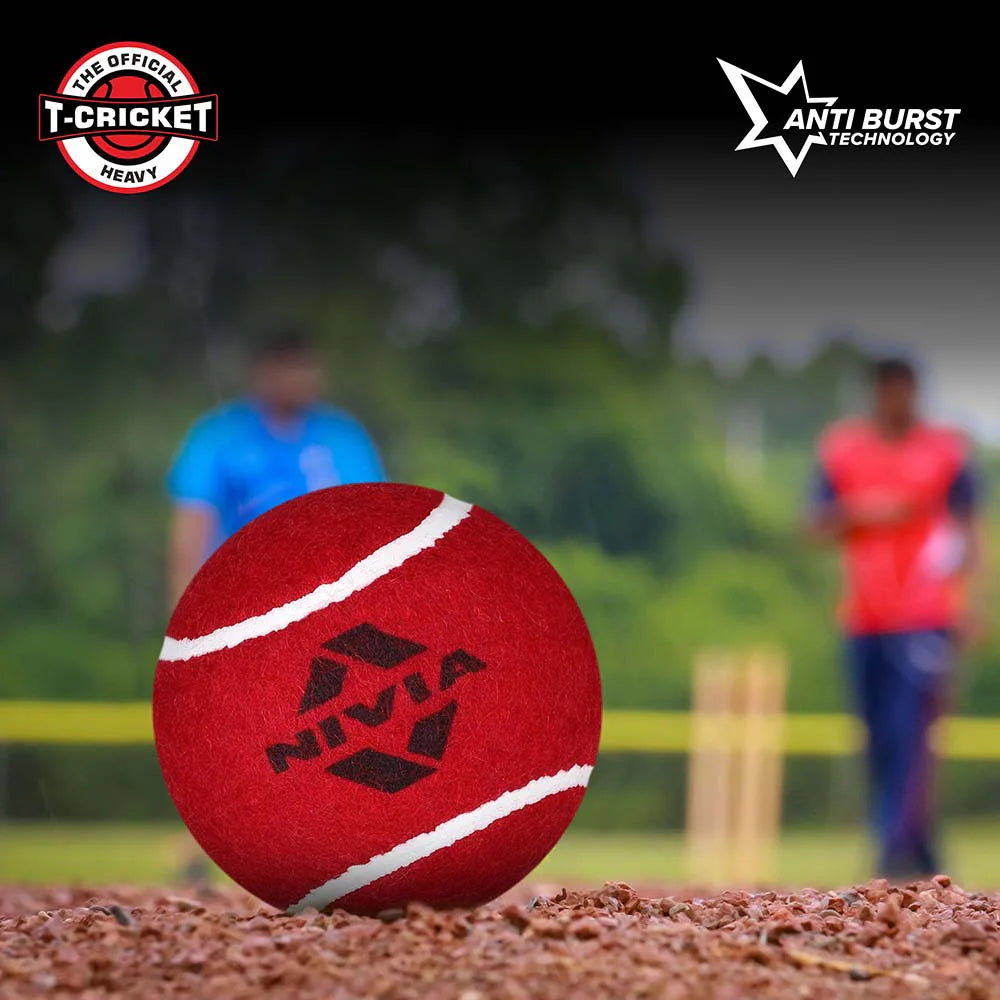 Nivia Cricket Tennis Ball Heavy-2