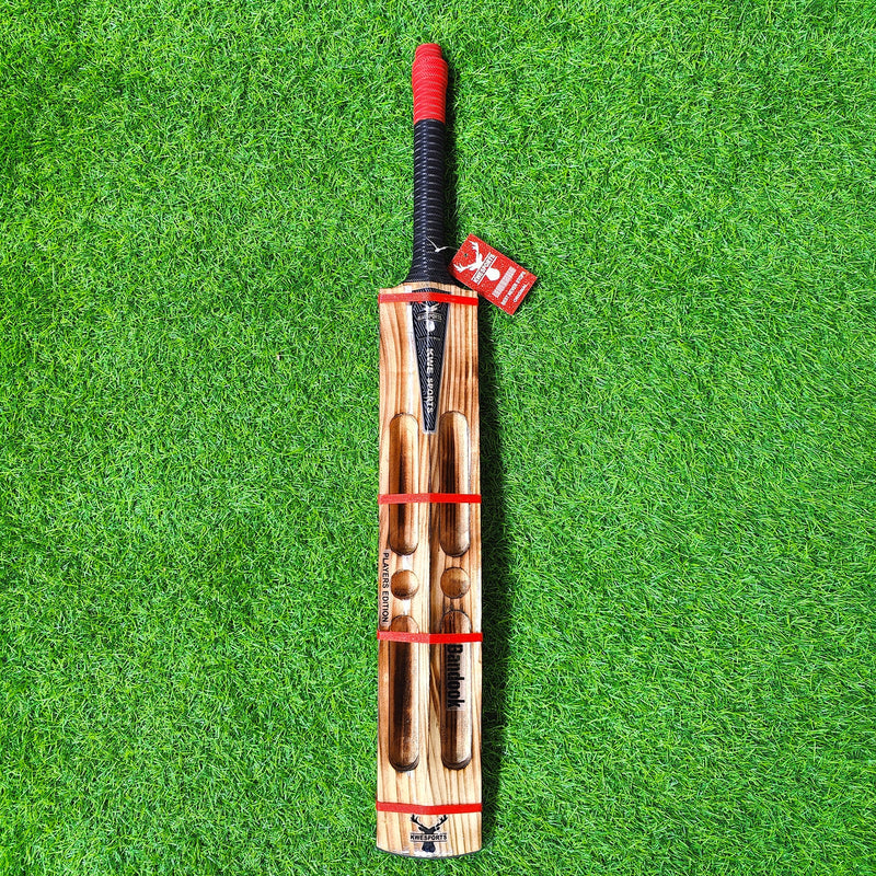 Bandook Burn Edition - Hard Tennis Bat - 4 Scoop 2 Hole-2