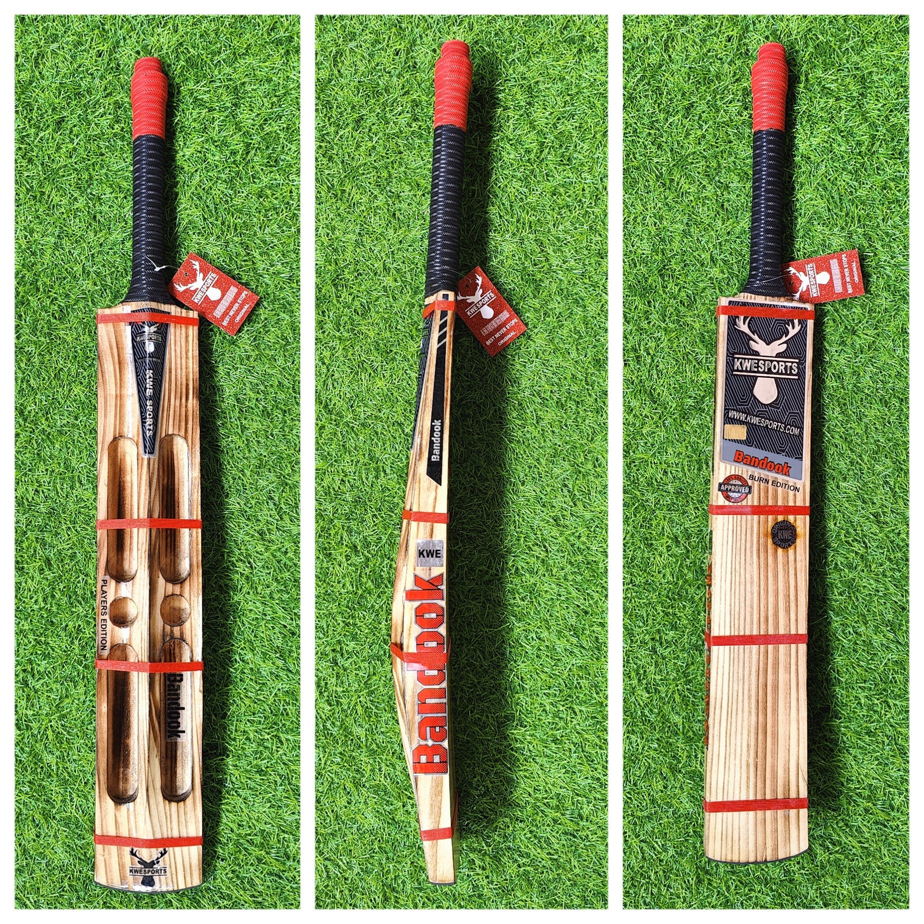 Bandook Burn Edition - Hard Tennis Bat - 4 Scoop 2 Hole – NextGen