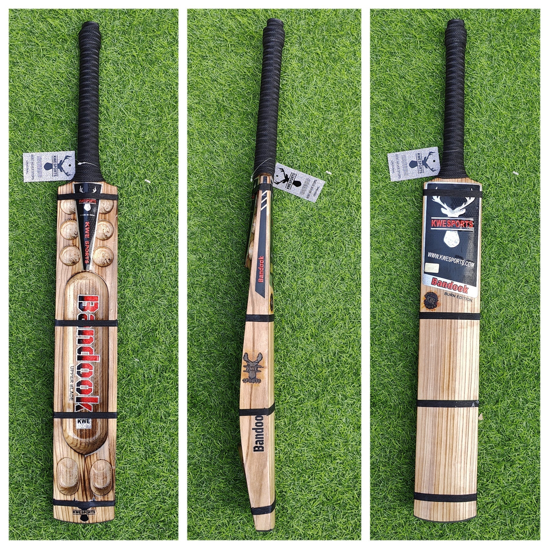 Bandook Upper Blade - Diamond Cut Burn Edition - Hard Tennis Bat