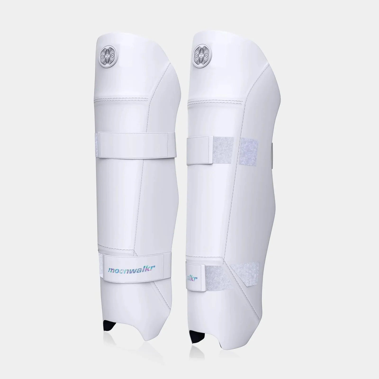 Moonwalkr 2.0 White Keeping Shin Guards-1