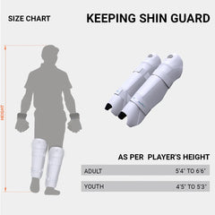 Moonwalkr 2.0 White Keeping Shin Guards-3