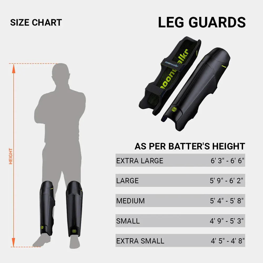 Moonwalkr 2.0 Batting Pads Black-4