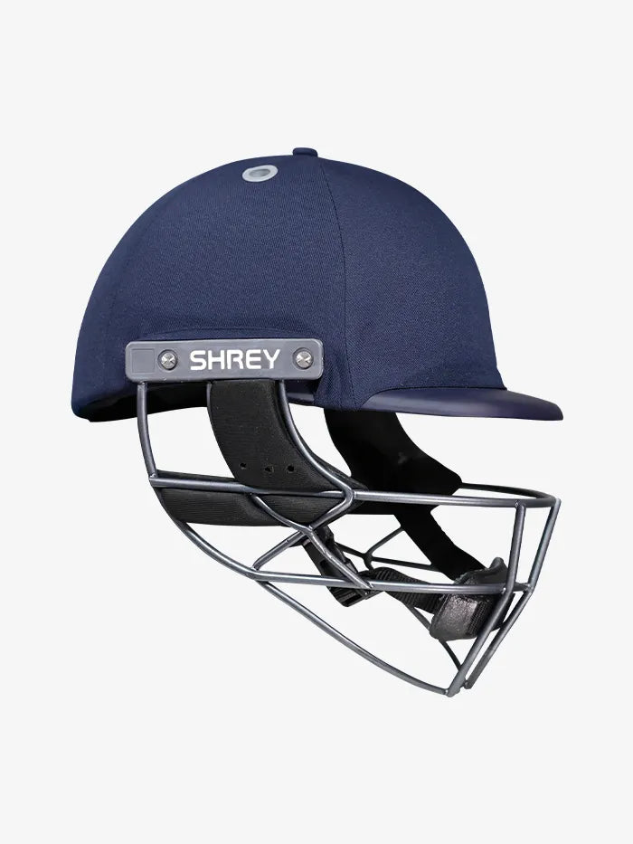 Shrey Elite Pro Navy Blue With Stainless Steel-2