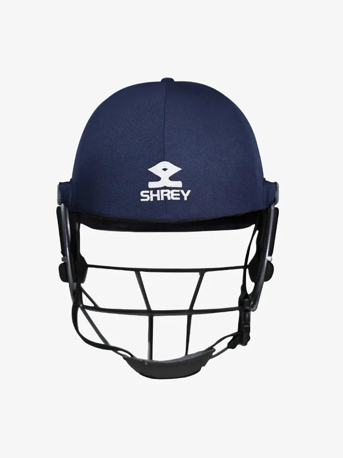 Shrey Elite Pro Navy Blue With Stainless Steel-3