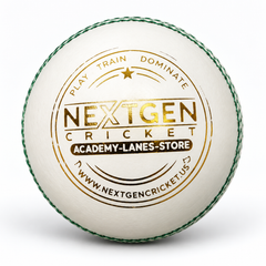 NextGen Men's White Cricket Ball – Club Grade, Machine Stitched-1