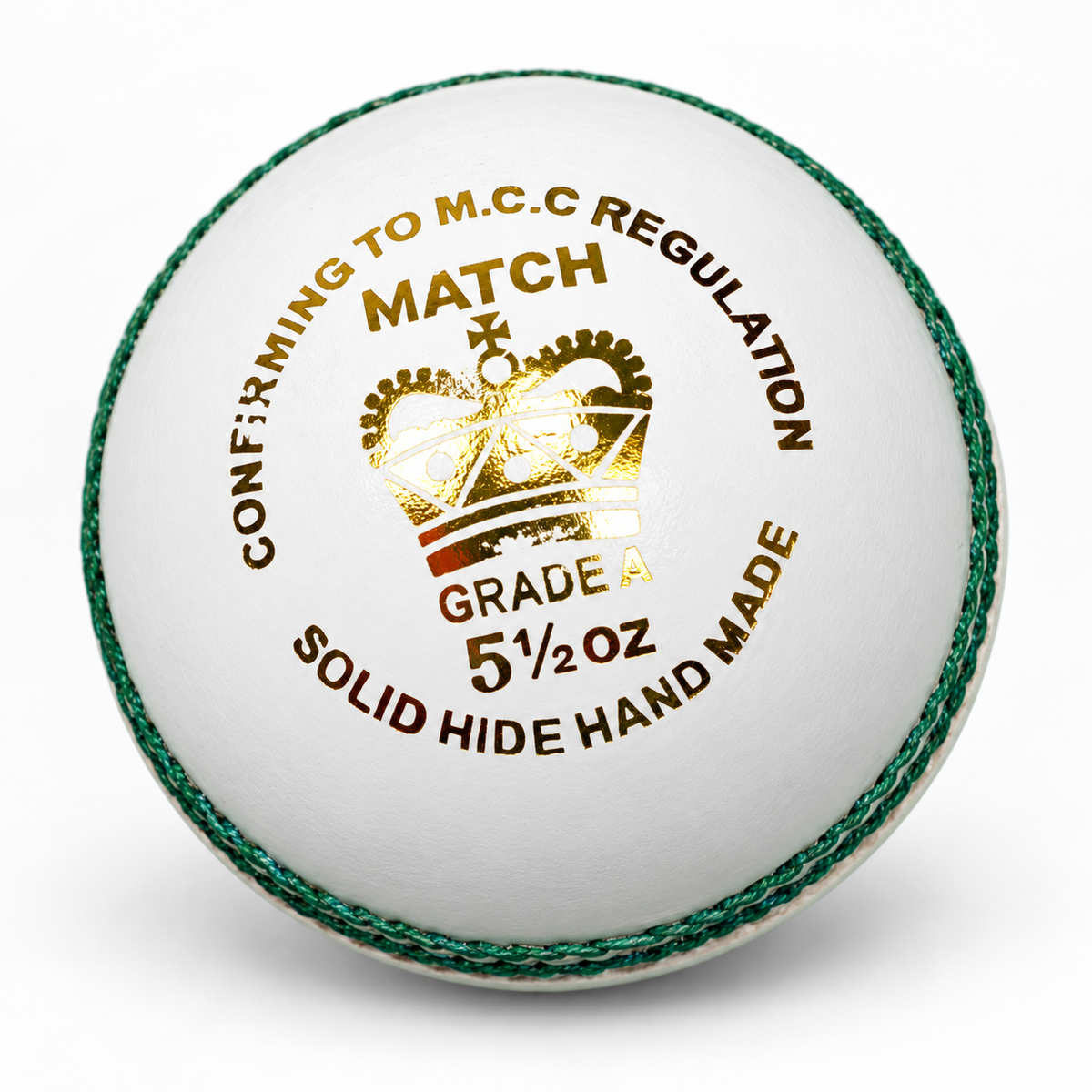NextGen Men's White Cricket Ball – Match Grade, Hand Stitched-1